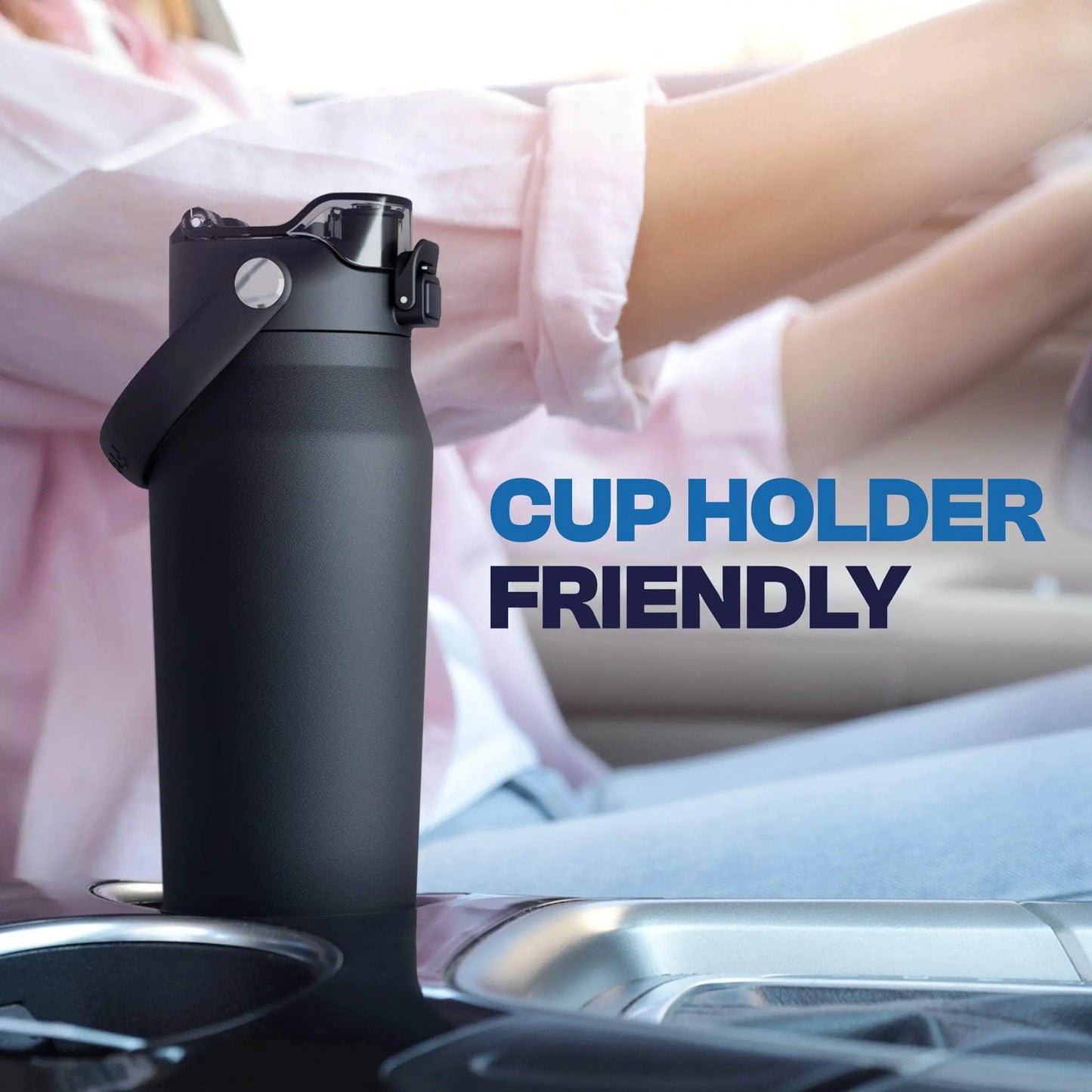 2-in-1 Lid Steel Bottle - Insulated