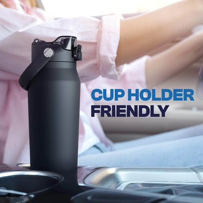 2-in-1 Lid Steel Bottle - Insulated